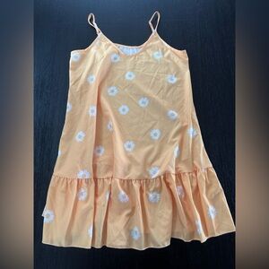 SHEIN Peach Floral Sleeveless Dress (NEW without Tags)